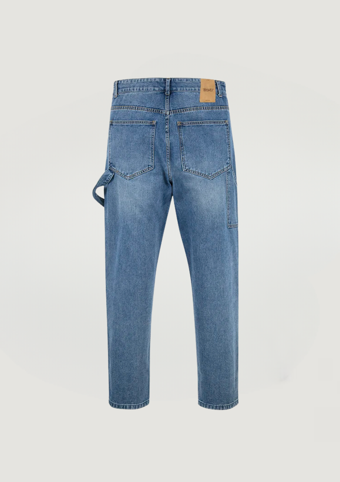 Cashew Flower Flare Jeans - Blue - Swagster