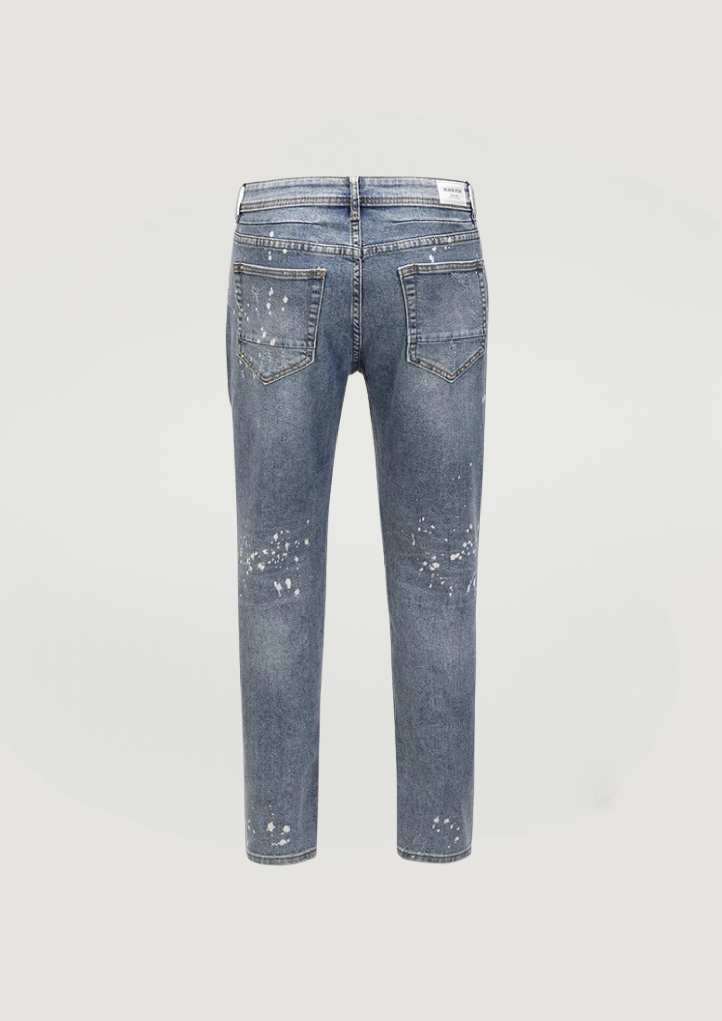 Ink Splash Jeans - Blue - Swagster