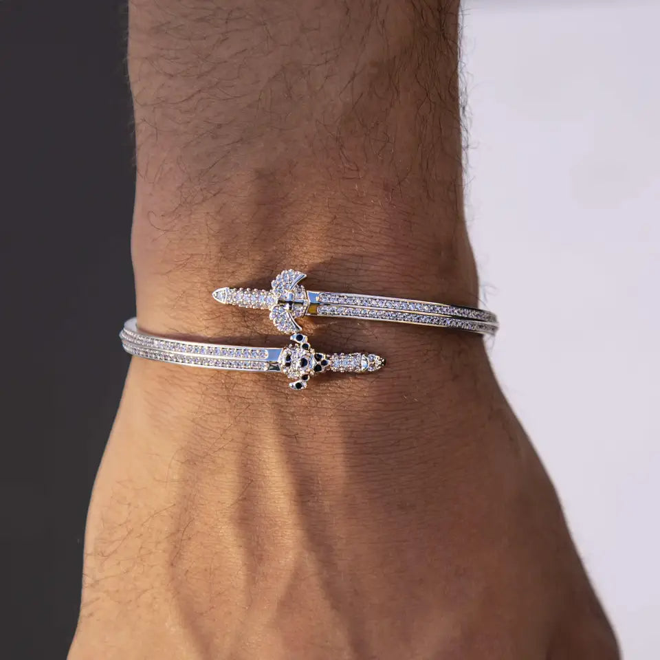 Engraved Sword Bracelet