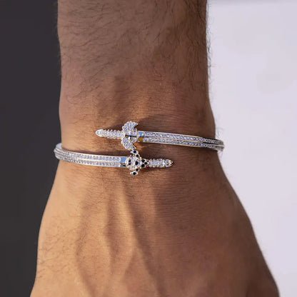 Engraved Sword Bracelet