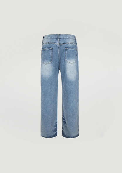 CITY-WASHED STYLE JEANS - BLUE