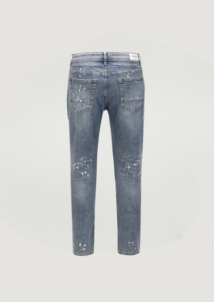 Ink Splash Jeans - Blue