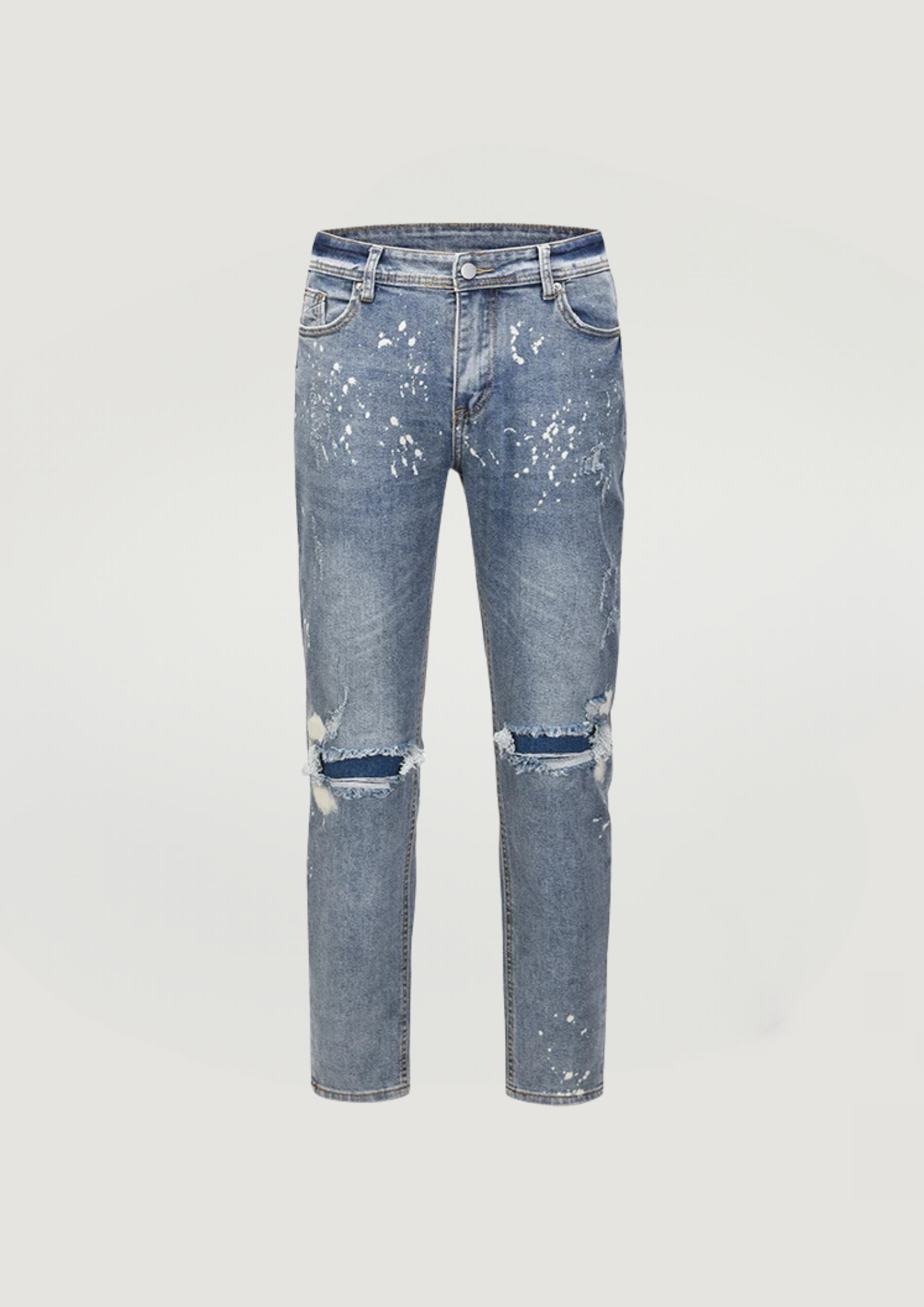 Ink Splash Jeans - Blue