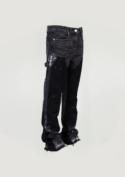 Flare Demin Jeans - Black