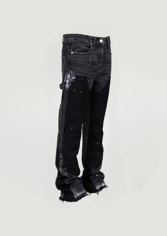 Flare Demin Jeans - Black