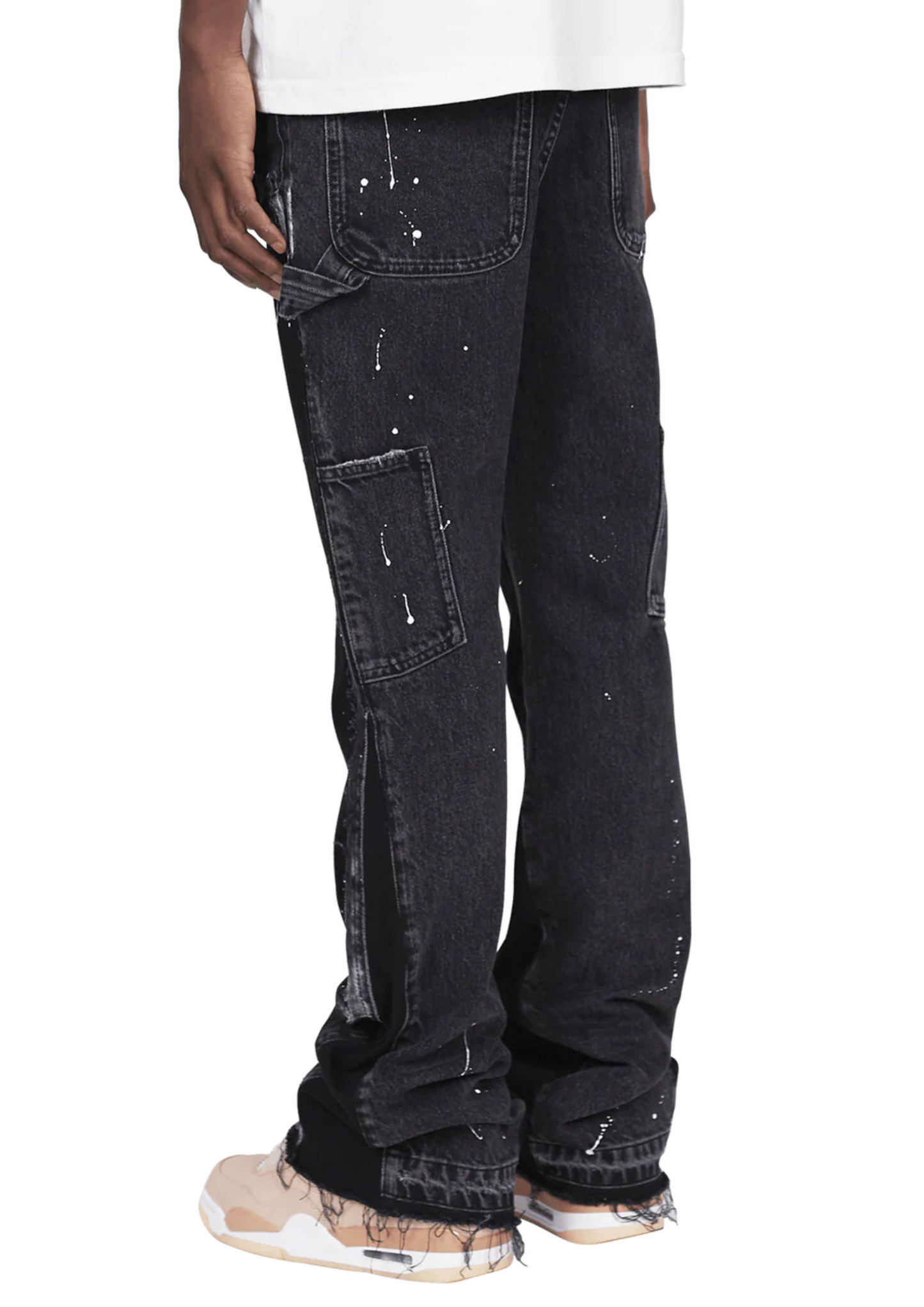 Flare Demin Jeans - Black