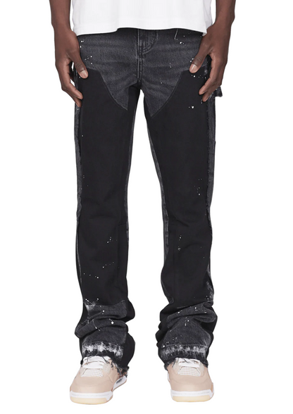 Flare Demin Jeans - Black